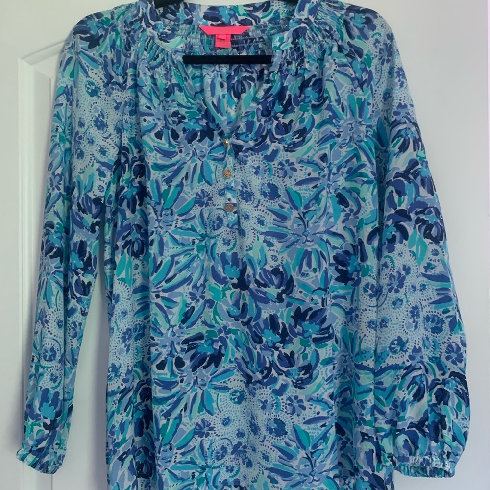 Lilly Pulitzer long sleeved blouse